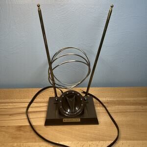 Vtg Archer Antenna Rabbit Ears Radio Shack FM Antique Broadcast Retro 1970s